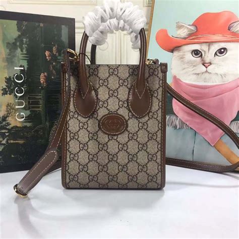 gucci mini tote台灣|GUCCI奶茶老花小托特包開箱，Mytheresa全球9折活 .